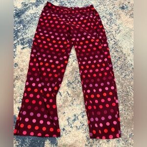 2 pairs of fuzzy pajama pants size